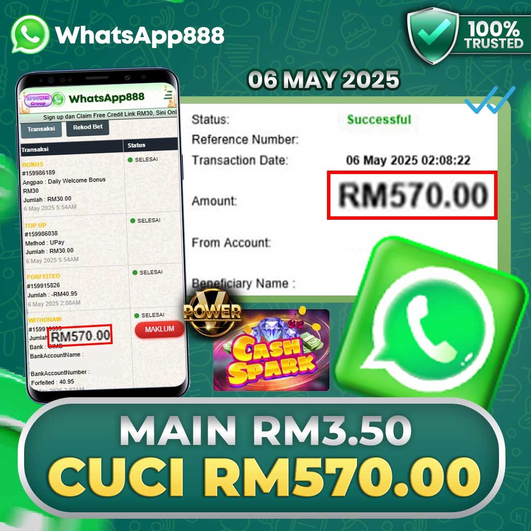 Whatsapp888 x Vpower : Cash Spark