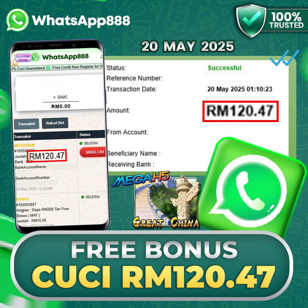 Whatsapp888 x MegaH5 : Great China